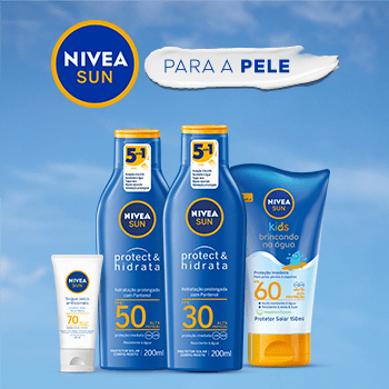 image-Pele protegida e hidratada no verão com NIVEA!