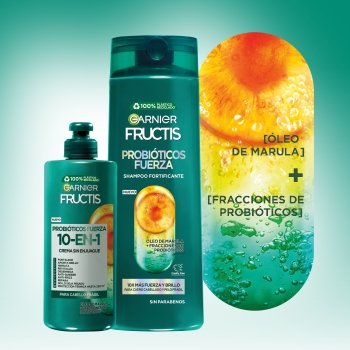 image-Fructis Probióticos: Cabello fuerte, adiós caída.