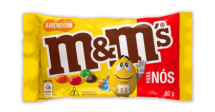 image-M&M'S CHOCOLATE AO LEITE C/ AMENDOIM 80G