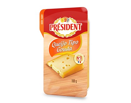 image-QUEIJO GOUDA PRESIDENT 160G 