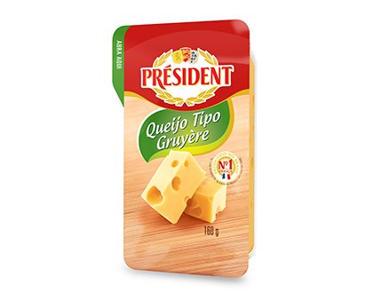 image-QUEIJO GRUYERE PRESIDENT 160G