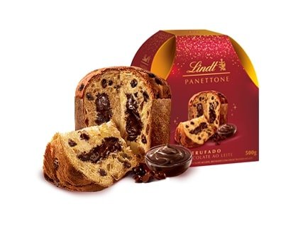 image-PANETTONE LINDT DUPLO CHOCOLATE 400G