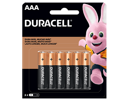 image-DURACELL PILA AAA BLISTER X 6 UND