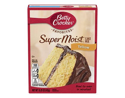 image-Betty crocker, harina de torta amarillo