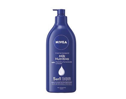 image-Crema Corporal Humectante Nivea Body Milk Nutritiva 1000 ml