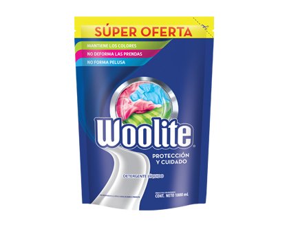 image-Woolite detergente Protección y Cuidado 1.8L