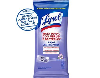 image-Lysol desinfectante en toallitas brisa de la mañana 36 unid. 