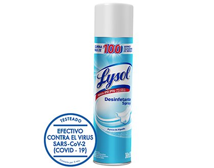 image-LYSOL DESINFECTANTE EN AEROSOL PUREZA DE ALGODÓN 360ML