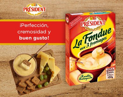 image-FONDUE TRES QUESOS PRÉSIDENT