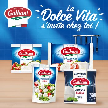 image-La gamme Galbani Mozzarella