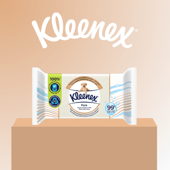 image-Kleenex® Papier Toilette Humide Pure