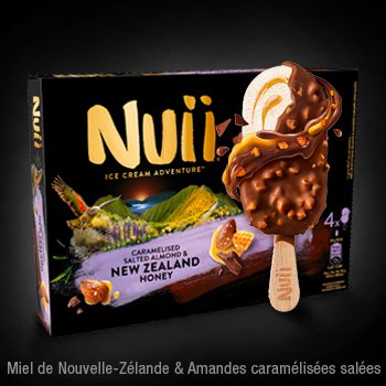 image-NUII Bâtonnets Caramelised Salted  Almond & New Zealand Honey x4