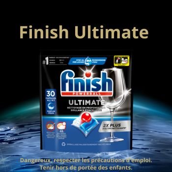 image-Nos capsules Finish Ultimate pour un nettoyage en profondeur