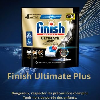 image-Nos capsules Finish Ultimate Plus pour un résultat impeccable