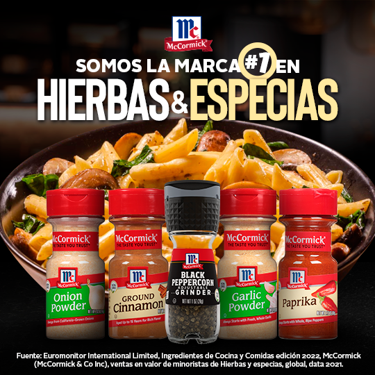 image-Las hierbas y especias de McCormick son útiles para añadir el toque justo de sabor, color y aroma a tus comidas.