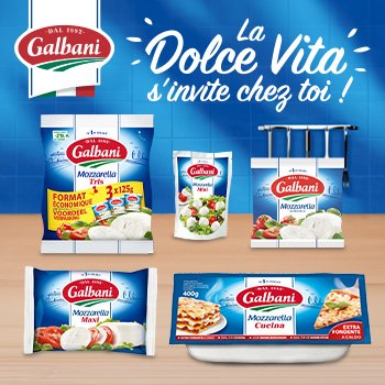 image-La gamme Galbani Mozzarella Classique