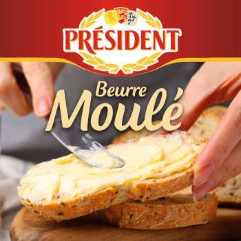 image-Le moulé PRÉSIDENT : un beurre ULTRA gourmand