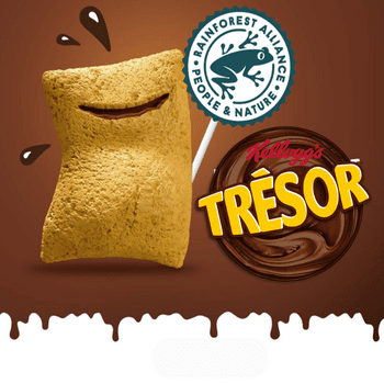 image-Trésor contient désormais du cacao plus durable, certifié par Rainforest Alliance !